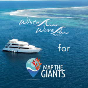 Map the Giants corals marhe center White Wave Maldives supports